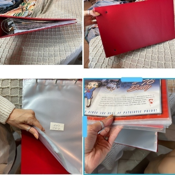 Betty Boop patch collection, binder,  willabee & ward WW, vintage - Picture 16 of 16